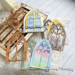 Нож "Окна. Королевский витраж", 4,5х7,8 см (ScrapMania)