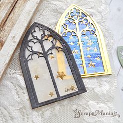 Нож "Окна. Королевский витраж", 4,5х7,8 см (ScrapMania)