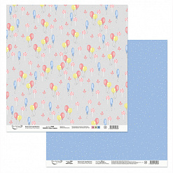 Набор бумаги 15х15 см "Моя ягодка", 12 листов (Mr.Painter)