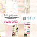Набор бумаги 20х20 см "Pretty pink", 6 листов (Fleur-design)