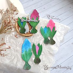 Нож "Первоцветы. Гиацинты", 2,9х8,3 см (ScrapMania)