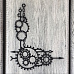 Нож "Уголок стимпанк", 8,7х10,7 см (ArtScrap)
