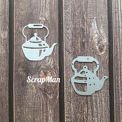 Нож "Чайник", 3,8х4 см (ScrapMan)