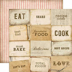 Набор бумаги 30х30 см "Homemade with Love", 12 листов (Carta Bella)