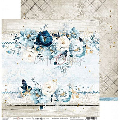 Набор бумаги 30х30 см "Forever blue", 6 листов (CraftO'Clock)