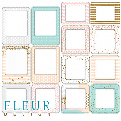 Набор рамок "Моя леди", 14 шт (Fleur-design)