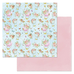 Набор бумаги 30,5х30,5 см "Улыбка весны", 12 листов (ScrapMania)