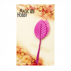 Набор тканевых листочков "Фуксия" (Magic Hobby)