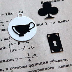 Нож "Алиса в Стране чудес", 6х4 см (Scrapfriend)