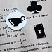Нож "Алиса в Стране чудес", 6х4 см (Scrapfriend)