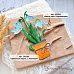 Нож "Цветы леса. Подснежники", 4,5х9,3 см (ScrapMania)