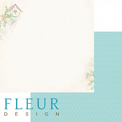 Бумага "Зарисовки весны. Скворечник" (Fleur-design)