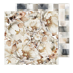 Бумага 20х20 см "Осенняя акварель. Лист 03" (ScrapbookDesigns)