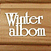 Украшение из чипборда "Winter album" (Просто небо)