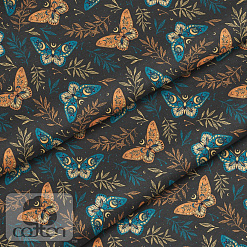 Отрез ткани 79х50 см "Лунный мотылек" (Cotton)