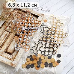 Нож "Каменный фон", 6,8х11,2 см (ScrapMania)