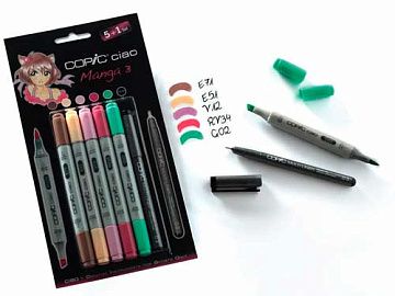 Набор маркеров Copic ciao, Manga 3