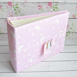 Альбом 21х17 см "Розовые звездочки" (ScrapMania)