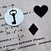 Нож "Алиса в Стране чудес", 6х4 см (Scrapfriend)