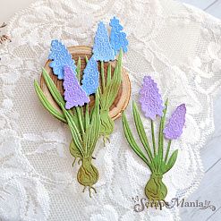 Нож "Первоцветы. Мускари", 3,6х7,8 см (ScrapMania)