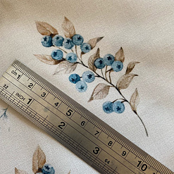 Отрез ткани 79х50 см "Черника" (Cotton)