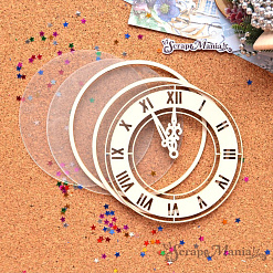 Шейкер "Фономикс. Новогодний. Циферблат большой", 9,4х9,4 см (ScrapMania)