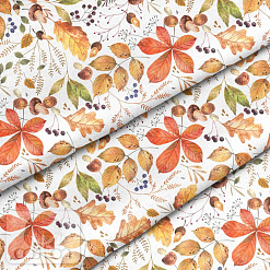 Отрез ткани 79х50 см "Листопад осени" (Cotton)