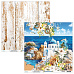 Набор бумаги 15х15 см "Mediterranean Heaven", 24 листа (Mintay)