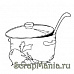 Штамп "Кастрюлька супа" (Скрапклуб)