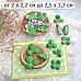 Нож "Клевер ползучий 3. Листья", 2,5х2,7 см (ScrapMania)