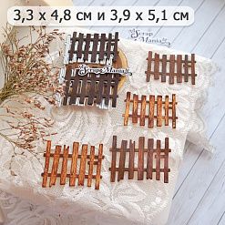 Нож "Старый забор", 3,9х5,1 см (ScrapMania)