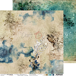 Набор бумаги 15х15 см "Hours of longing", 24 листа (CraftO'clock)