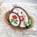 Нож "Пяльцы. Овальные с розой", 6,5х11 см (ScrapMania)