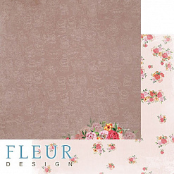 Набор бумаги 20х20 см "Зефир", 12 листов (Fleur-design)