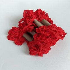 Шебби лента "Турецкий красный", ширина 1,5 см, длина 5 м (Craft)
