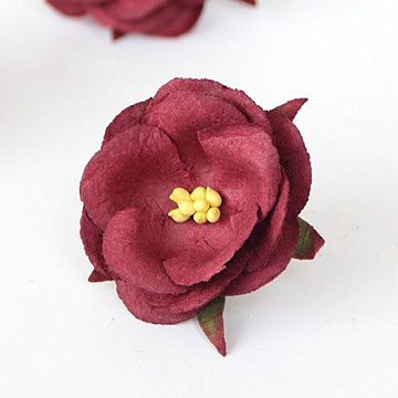 Цветок дикой розы "Бордовый", 1 шт (Craft)