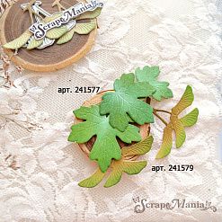 Нож "Клен полевой. Листья", 4х4,2 см (ScrapMania)
