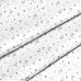 Отрез ткани 79х50 см "Листики серые" (Cotton)