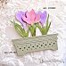 Нож "Первоцветы. Крокусы", 4х7,7 см (ScrapMania)