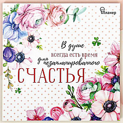 Блокнот-планер "В душе всегда есть время..."
