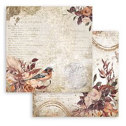 УЦЕНКА Бумага 30х30 см "Our way. Bird" (Stamperia)