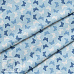Отрез ткани 79х50 см "Бабочки на голубом" (Cotton)