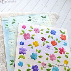 Нож "Фон цветочный. Пластина", 10х15 см (ScrapMania)