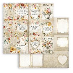 УЦЕНКА Бумага 30х30 см "Garden of Promises. Cards" (Stamperia)