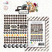 Набор высечек "Colorful days. Printed keys", 107 шт (DreamLight Studio)