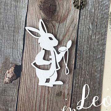 Чипборд "Алиса. Белый кролик", 4х6 см (LeoMammy)