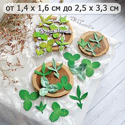 Нож "Клевер луговой. Листья", 2,5х3,3 см (ScrapMania)