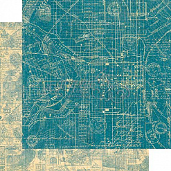 Набор бумаги 20х20 см "City scapes. Городские пейзажи", 24 листа (Graphic 45)