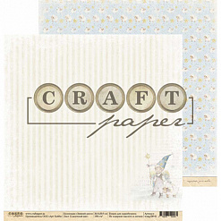 Набор бумаги 30х30 см "Зимний ангел", 14 листов (CraftPaper)