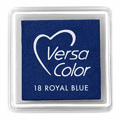 Подушечка чернильная пигментная Versacolor, размер 2,5х2,5 см, цвет королевский синий